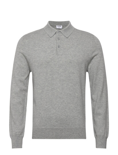 Filippa K Knitted Polo Shirt - Grey - XS Filippa K Knitted Polo Shirt - Grey - XS