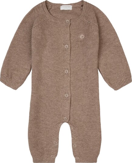 Noppies Unisex Playsuit Monrovia Ls P757 TAUPE MELANGE 44