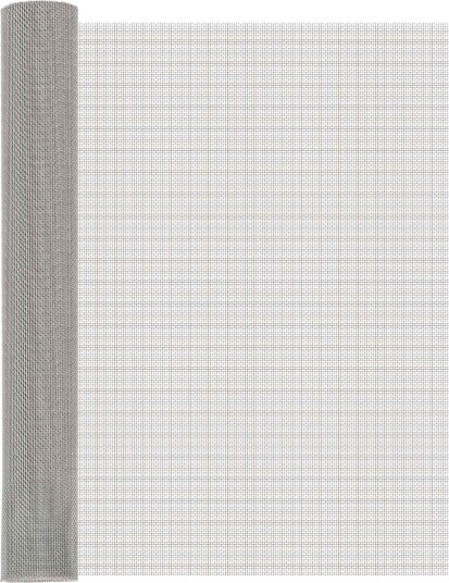 vidaXL Maskeskjerm 80 x 200 cm 8 Mesh Rustfritt stål 201 Sølv