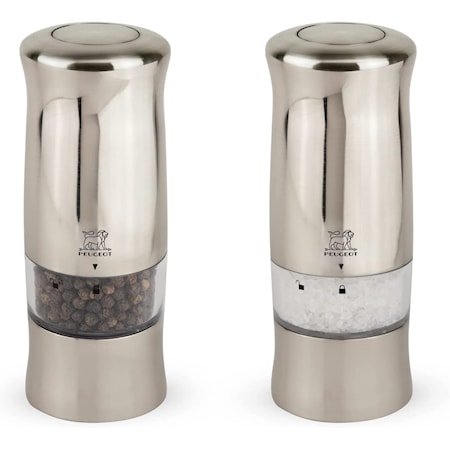 Zeli DUO Elektrisk Salt & Pepperkvern Kromet 14 cm