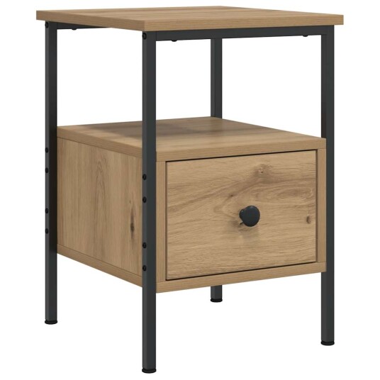  Nattbord 2 stk artisan eik 34x36x50 cm konstruert tre