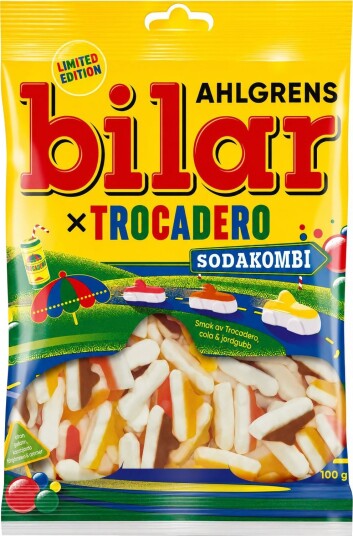 Ahlgrens Biler Sodakombi + Trocadero 100 gram
