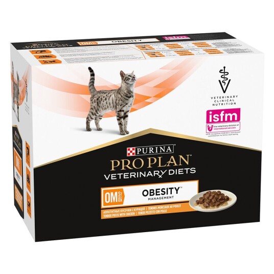 Purina Pro Plan Veterinary Diets Feline Om St/Ox Obesity Management Kylling 20 X 85 G