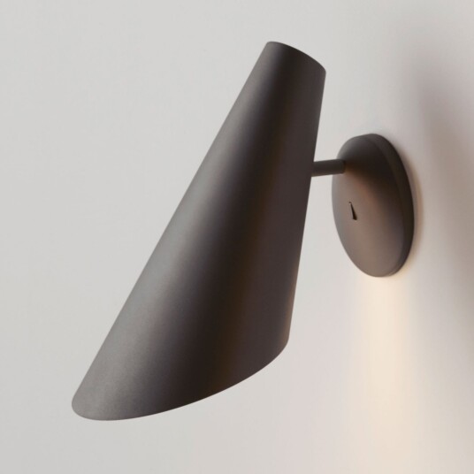 Vegglampe Vibia I.Cono dimmbar Grå Soverom Plast Moderne 28 Grå