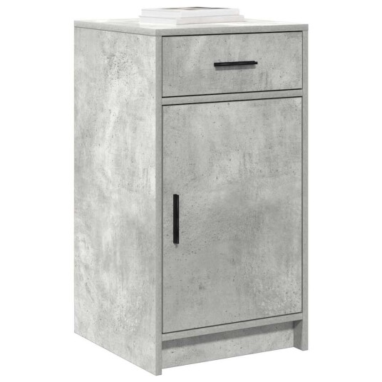 Serviesskap Betonggrå 40 x 40,5 x 75 cm Konstruert tre