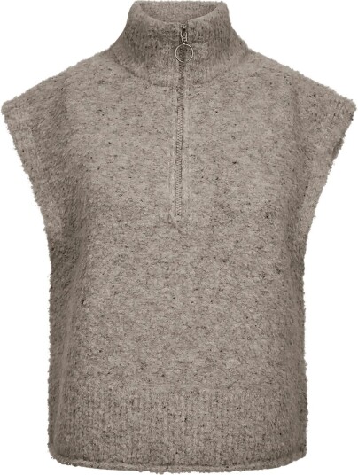 FREE/QUENT Fqgrsnemes Waistcoat DESERT TAUPE MELANGE XS FREE/QUENT Fqgrsnemes Waistcoat DESERT TAUPE MELANGE XS