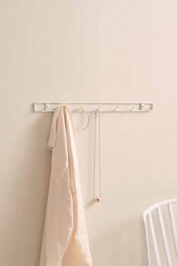 Jotex LANDON knaggrekke 60 cm Hvit krystall transparent marmor 1631447-08-06 1667418-02-0