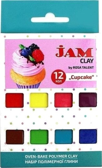 Cup Cake Polymer Modelleringsleire 12X20g Cup Cake Polymer Modelleringsleire 12X20g