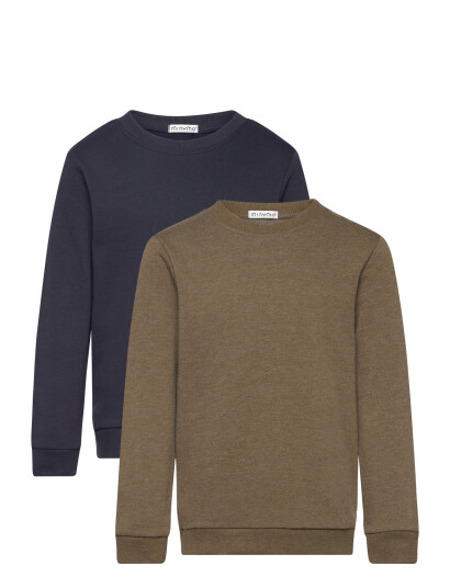 Minymo Sweatshirt Boys (2-Pack) Navy 86