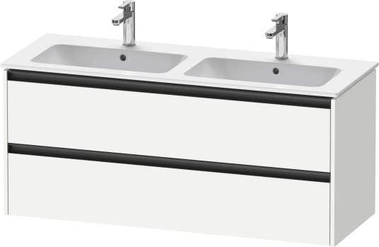 Duravit Ketho.2 Servantskap 2 Skuffer 1280x480 mm Hvit Matt