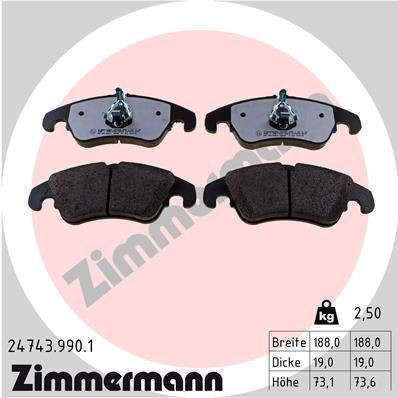 Bremseklosser ZIMMERMANN 24743.990.1