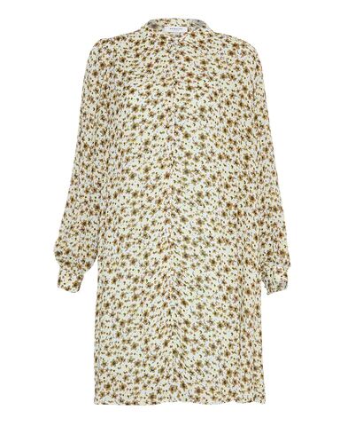 Moss Copenhagen Adalia Rikkelie Shirt Dress Green Flowers XS