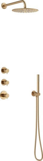 Damixa Silhouet Xs 1 Dusjsystem For Innebygd Bruk Børstet Bronse