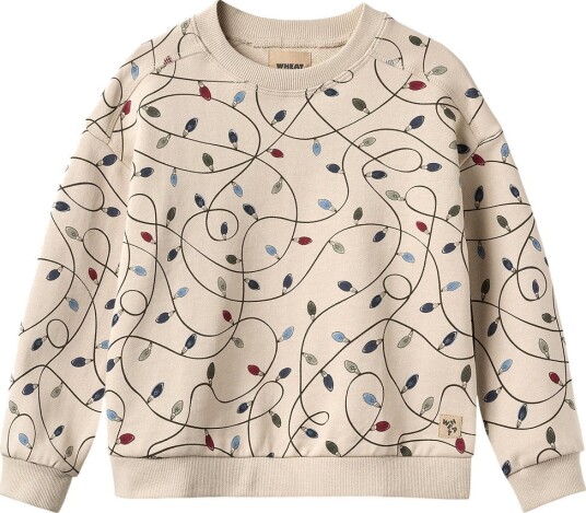 Wheat Collegegenser   Sandro   Grey Cloud String Lys   Wheat   7 år (122)   Collegegenser   Beige