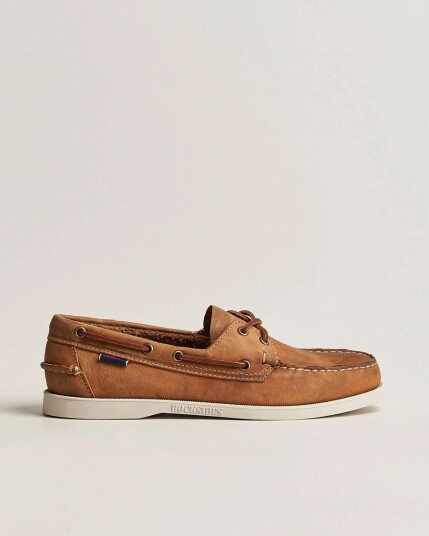 Sebago Docksides Nubuck Boat Shoe Brown Sebago Docksides Nubuck Boat Shoe Brown