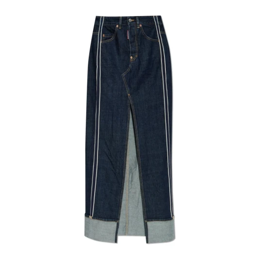 Dsquared2 Dame Skjørt Blå 2XS,
