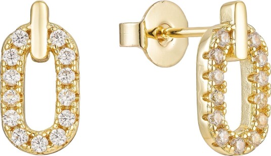 Sparkle Detail Earrings Gold