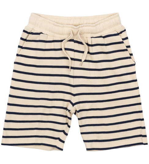 The New Mood Indigo Striped Nero Shorts 7-8 år
