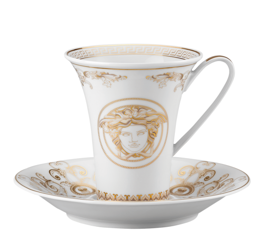 Versace Medusa Gala kaffekopp med skål 18 cl