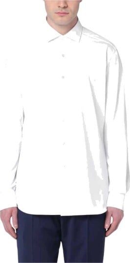 Xacus Herre Skjorter Hvit L,
