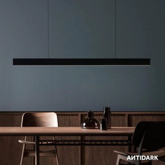 Antidark Supreme 150 Long takpendel opp og ned lys 45W 2700K Dimbar - Svart