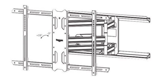 Neomounts Veggfeste for LCD-Skjerm 32-65" med VESA Oppheng og Låsbar Design