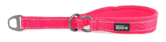 Rufus Halvjern Hundehalsbånd 20 mm 30-40 cm Rosa