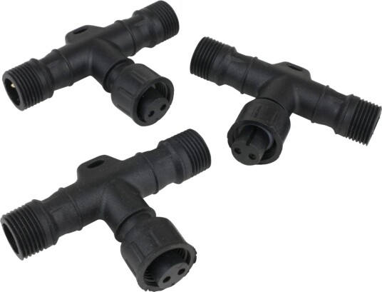 KULZ GARDEN 12 V T-KOBLING, 3 STK