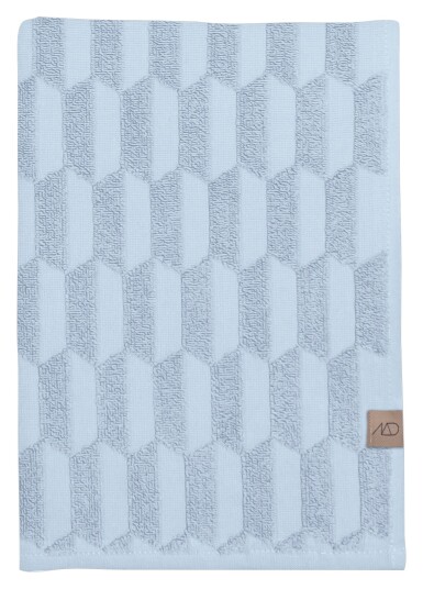 Mette Ditmer GEO guest towel Light Blue 2-pack
