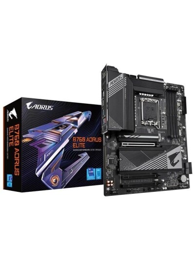 GIGABYTE B760 AORUS ELITE Hovedkort - Intel B760 - Intel LGA1700 socket - DDR5 RAM - ATX