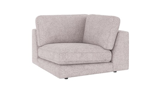 Rowico Home Duncan hjørnedel Lys grå Anna 15 103 x 103 x 78 cm Grå