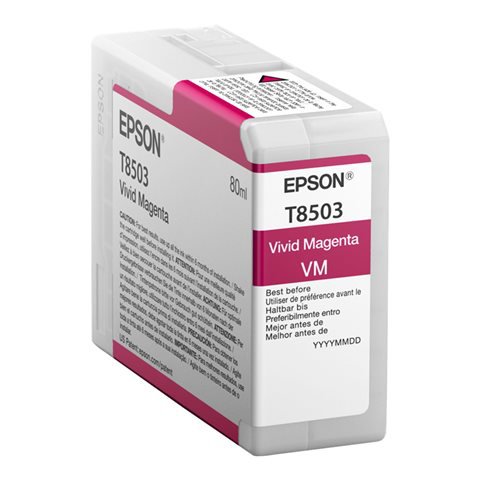 Epson T8503 blekkpatron - C13T850300 Original - Magenta 80 ml