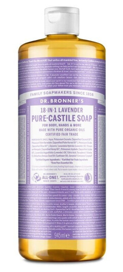 Dr. Bronner's Pure Castile Liquid Soap Lavender Dr. Bronner's Pure Castile Liquid Soap Lavender