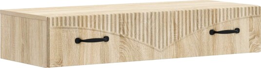 vidaXL Vegghengt Sidebord Sonoma eik 87,5 x 34,5 x 17 cm vidaXL Vegghengt Sidebord Sonoma eik 87,5 x 34,5 x 17 cm