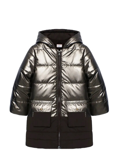 Boboli Technical Fabric Parka Black 104 Boboli Technical Fabric Parka Black 104