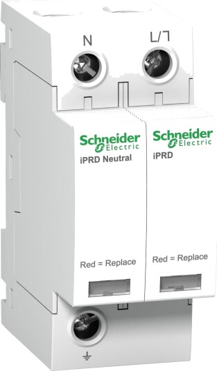 Schneider Electric Overspenningsvern 1 P+N For TT- Og TN-S-Nettverk Type 2 A9L65501 Schneider Electric Overspenningsvern 1 P+N For TT- Og TN-S-Nettverk Type 2 A9L65501