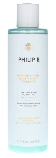 Philip B Nordic Wood 350 ml Hair & Body Shampoo - For Alle Hårtyper, Parabenfri Philip B Nordic Wood 350 ml Hair & Body Shampoo - For Alle Hårtyper, Parabenfri