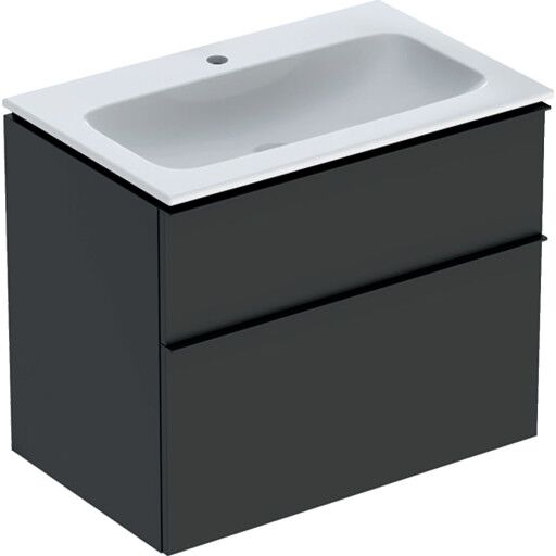 Geberit iCon møbelpakke 75x48 cm rengjøringsvennlig matt grå