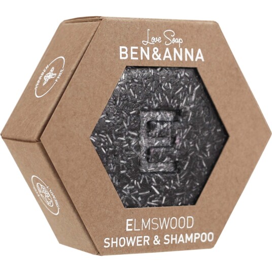 Ben & Anna Elm Wood 2-i-1 Dusjsåpe og Sjampo 60 g
