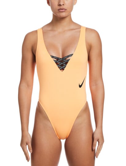 NIKE SWIM Nike W U-Back One Piece - Orange - XS