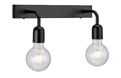 Belid Regal Vegglampe 2 IP44 Mattsvart 1696663-04-0 1696662-02-0