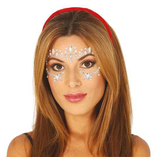 Fiestas Guirca Face Jewels Silver Ciara Fiestas Guirca Face Jewels Silver Ciara