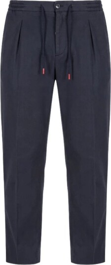 Kiton Herre Bukser Blå W34, Kiton Herre Bukser Blå W34,