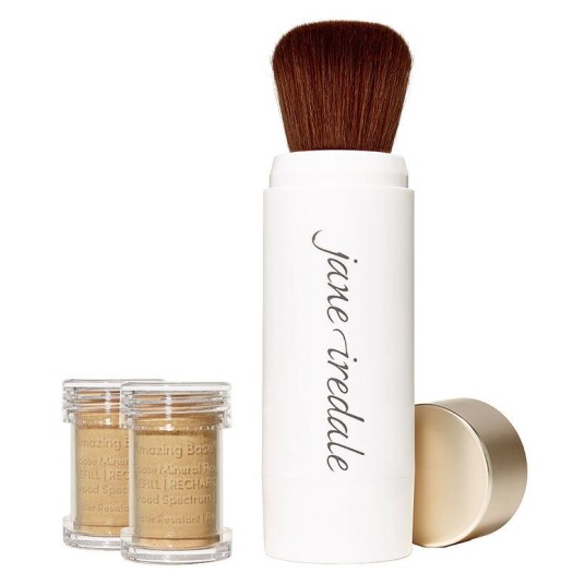 Jane Iredale Amazing Base Refillable Brush Latte 2x Refills Jane Iredale Amazing Base Refillable Brush Latte 2x Refills