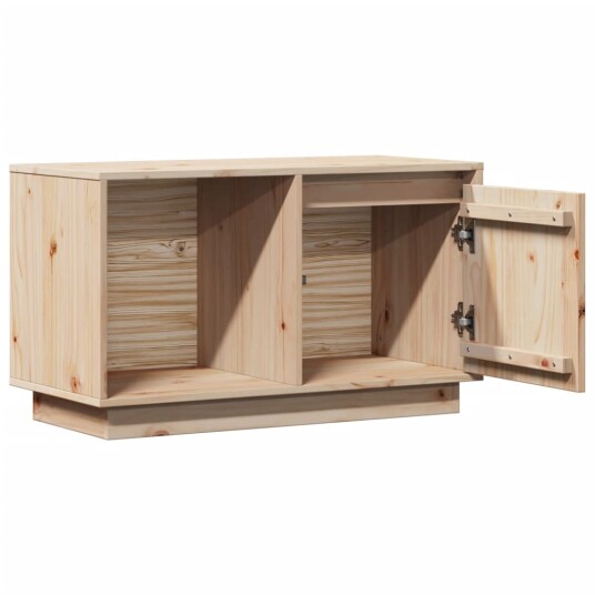 vidaXL TV-benk 74x35x44 cm heltre furu