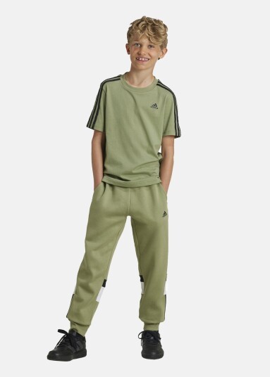 Adidas J 3s Tib Pt Tengrn/Black 140 Sweatpants