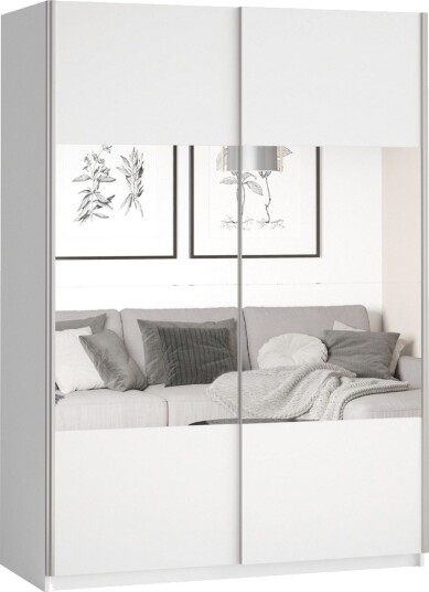 Lecia Garderobe 120x210 cm - Hvit