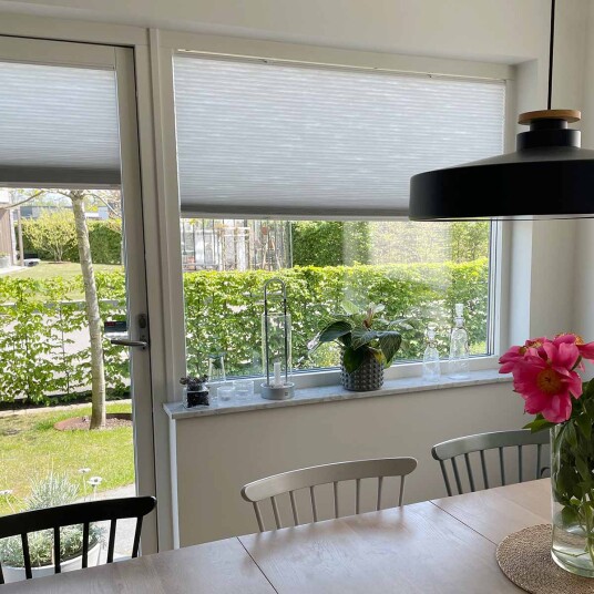 Transparent Plisségardin duo topphengt Uten skinne, 510-604, 510-604