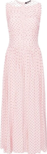 ROTATE NS Ruched Dress Kjole Rosa Mønster 34 ROTATE NS Ruched Dress Kjole Rosa Mønster 34