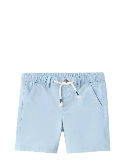 Mango Cotton Shorts With Drawstring Blue 4 5